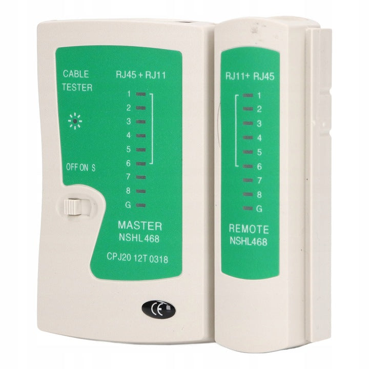 Tester kabli RJ45 19w1 – zestaw narzędzi sieciowych