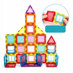 Klocki magnetyczne Rainbow Tiles 70 el. – duże kafelki