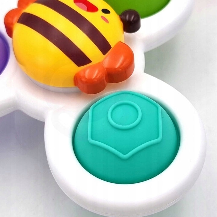 Fidget spinnery do kąpieli z przyssawką, 3 szt.