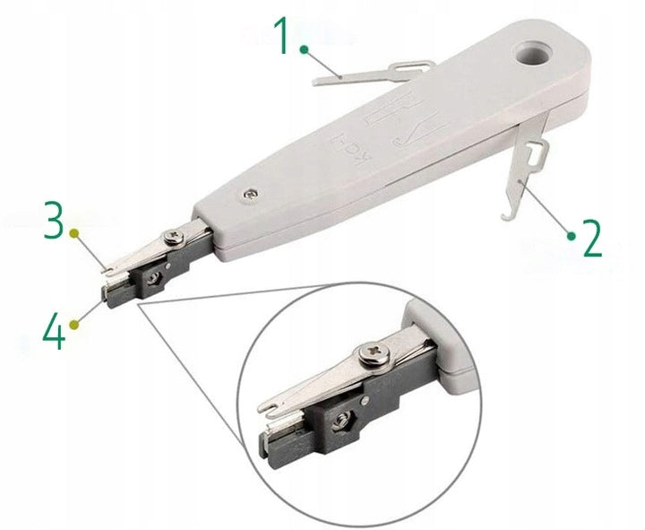 Tester kabli RJ45 19w1 – zestaw narzędzi sieciowych