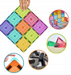 Klocki magnetyczne Rainbow Tiles 70 el. – duże kafelki