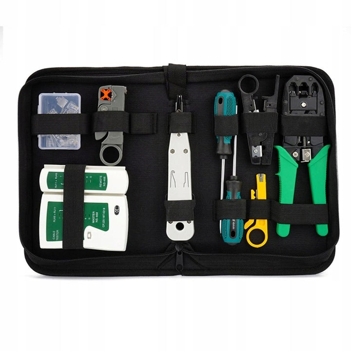 Tester kabli RJ45 19w1 – zestaw narzędzi sieciowych